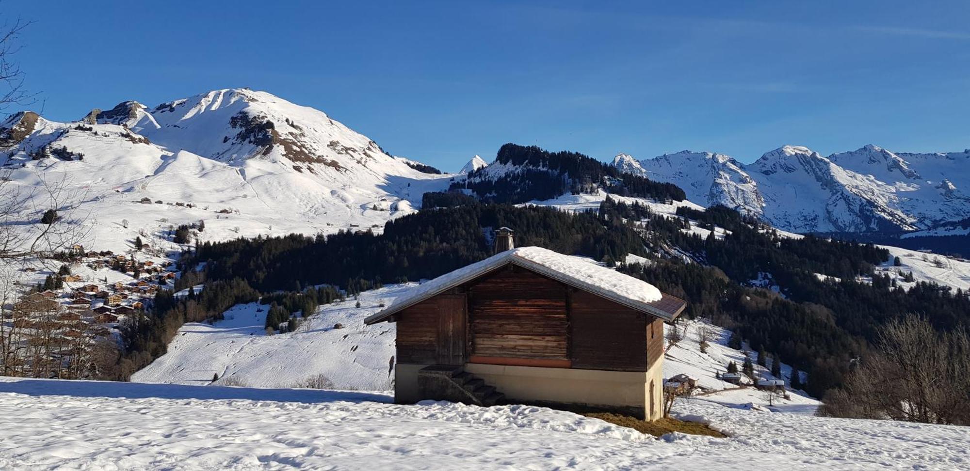 Appartement Cosy Face Aux Aravis Le Grand-Bornand Exterior photo